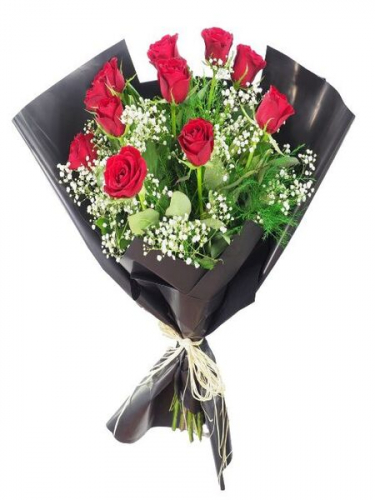 11 Kırmızı Gül Buketi